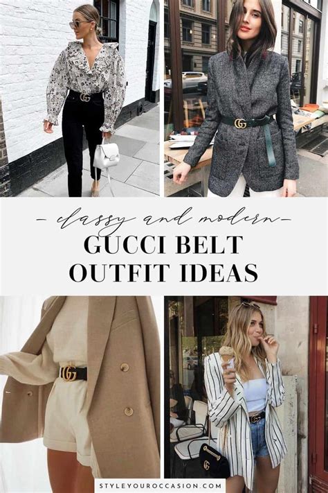 gucci belt outfit ideas|most popular gucci belt.